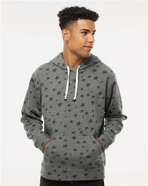 J. America Men's Triblend Fleece Hooded Sweatshirt 4250