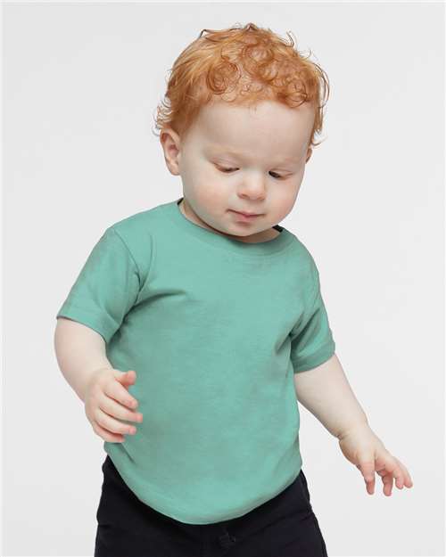 Rabbit Skins Infant Fine Jersey Tee 3322 Saltwater