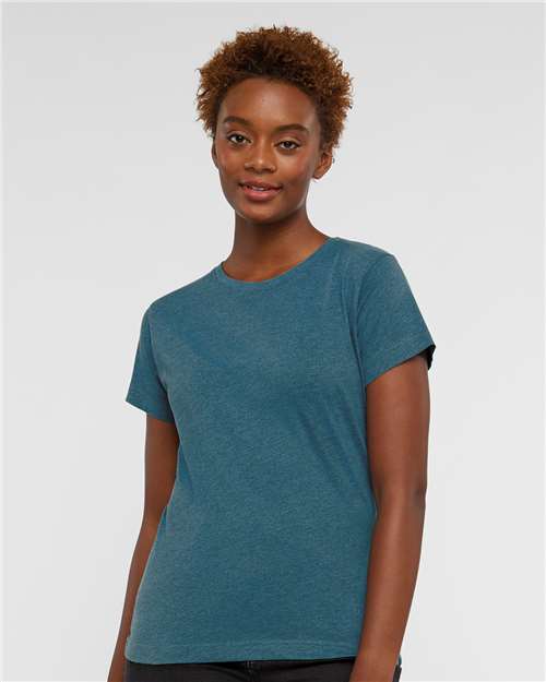 LAT Women's Fine Jersey Tee 3516 Bermuda Blackout