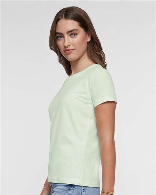 LAT Women's Fine Jersey Tee 3516 Honeydew