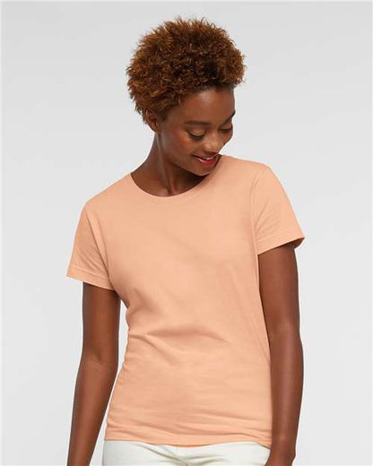 LAT Women's Fine Jersey Tee 3516 Peachy