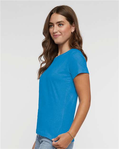 LAT Women's Fine Jersey Tee 3516 Tradewind