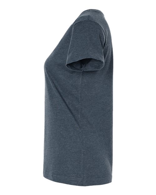 LAT Women's Fine Jersey Tee 3516 Vintage Denim