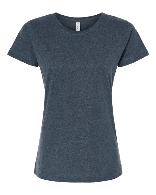 LAT Women's Fine Jersey Tee 3516 Vintage Denim