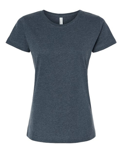 LAT Women's Fine Jersey Tee 3516 Vintage Denim