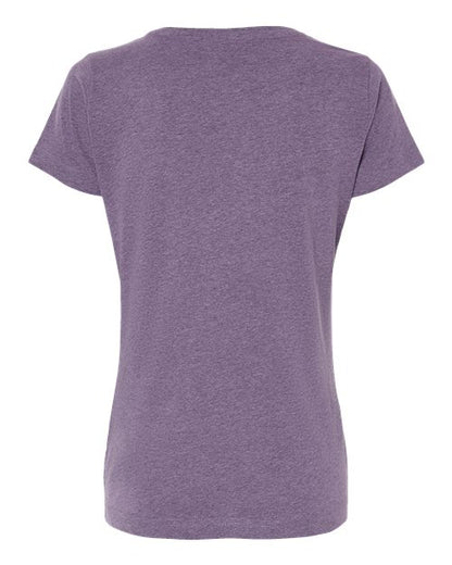 LAT Women's Fine Jersey Tee 3516 Wisteria Blackout