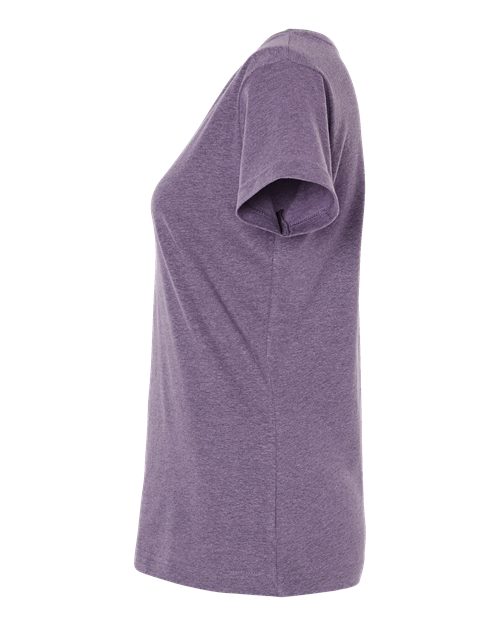 LAT Women's Fine Jersey Tee 3516 Wisteria Blackout
