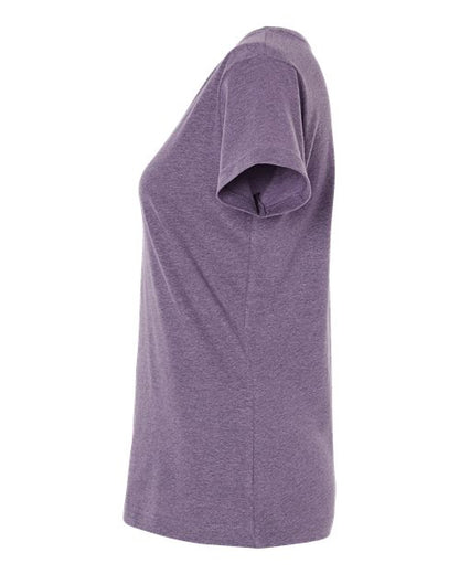 LAT Women's Fine Jersey Tee 3516 Wisteria Blackout