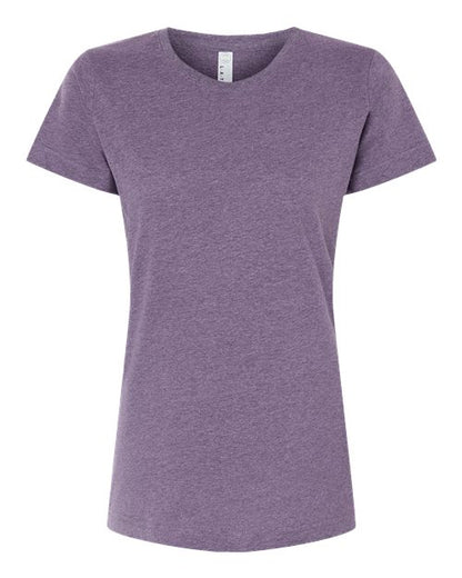 LAT Women's Fine Jersey Tee 3516 Wisteria Blackout