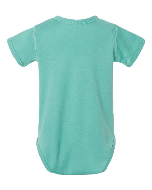 Rabbit Skins Infant Baby Rib Bodysuit 4400 Saltwater