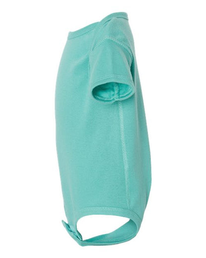 Rabbit Skins Infant Baby Rib Bodysuit 4400 Saltwater