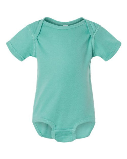 Rabbit Skins Infant Baby Rib Bodysuit 4400 Saltwater