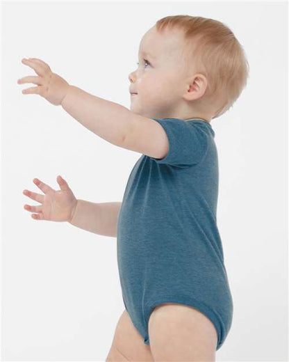 Rabbit Skins Infant Fine Jersey Bodysuit 4424 Bermuda Blackout