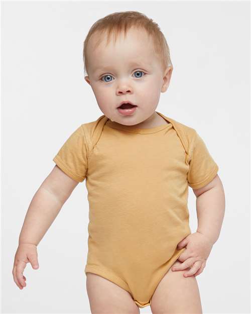 Rabbit Skins Infant Fine Jersey Bodysuit 4424 Latte