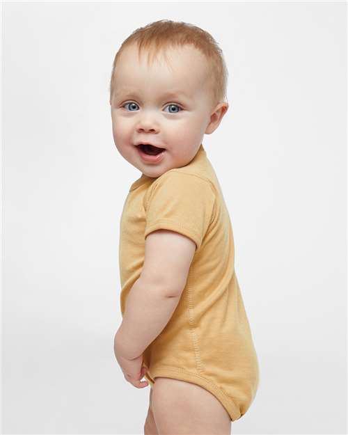 Rabbit Skins Infant Fine Jersey Bodysuit 4424 Latte