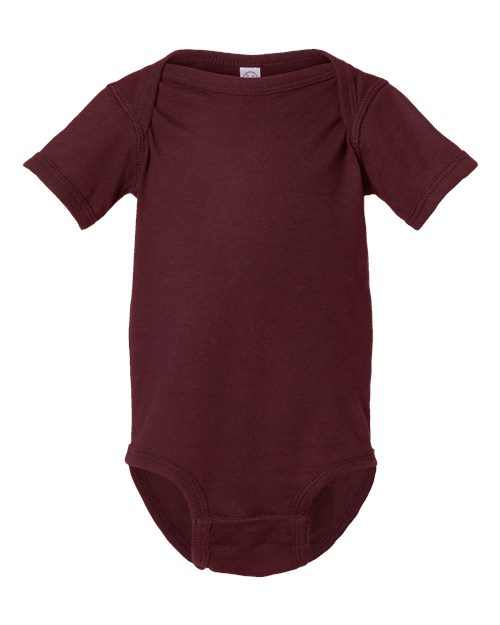 Rabbit Skins Infant Fine Jersey Bodysuit 4424 Maroon
