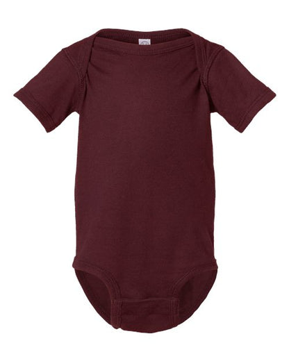 Rabbit Skins Infant Fine Jersey Bodysuit 4424 Maroon