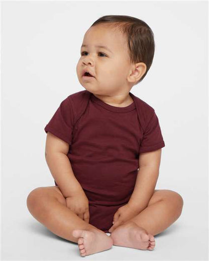 Rabbit Skins Infant Fine Jersey Bodysuit 4424 Maroon