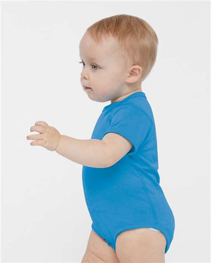 Rabbit Skins Infant Fine Jersey Bodysuit 4424 Tradewind