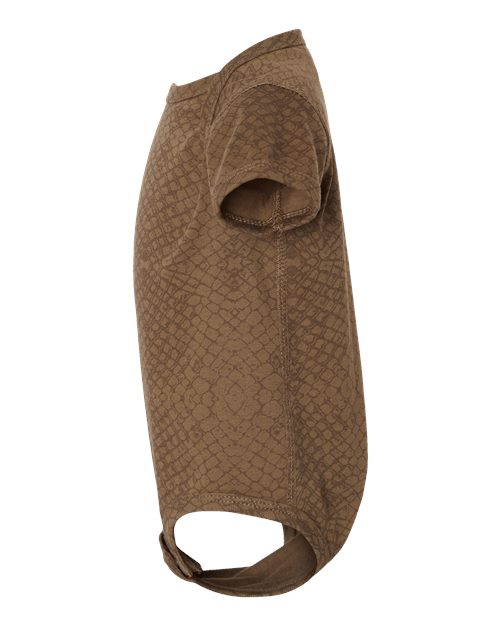 Rabbit Skins Infant Fine Jersey Bodysuit 4424 Brown Reptile
