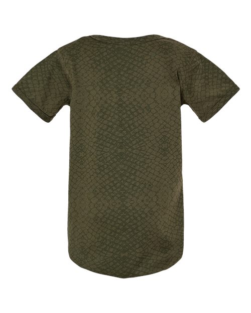 Rabbit Skins Infant Fine Jersey Bodysuit 4424 Green Reptile