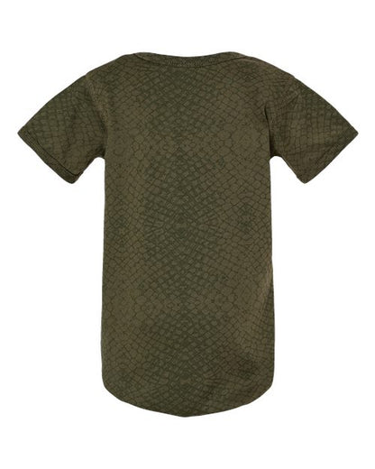 Rabbit Skins Infant Fine Jersey Bodysuit 4424 Green Reptile