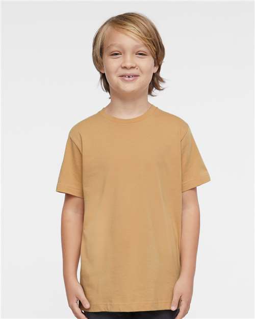 LAT Youth Fine Jersey Tee 6101 Latte