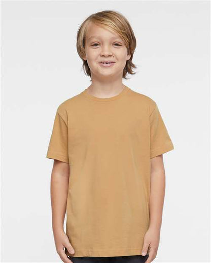 LAT Youth Fine Jersey Tee 6101 Latte