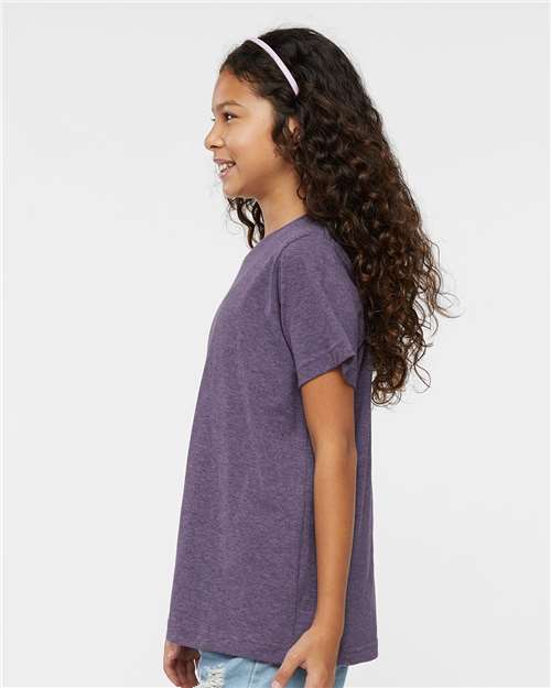 LAT Youth Fine Jersey Tee 6101 Wisteria Blackout
