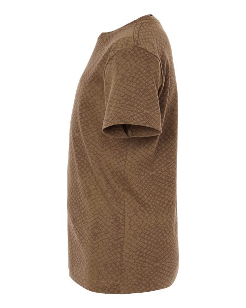 LAT Youth Fine Jersey Tee 6101 Brown Reptile