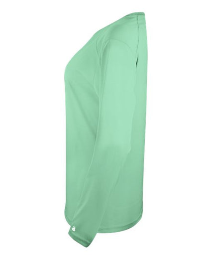 Badger Women's Tri-Blend Long Sleeve T-Shirt 4964 Mint