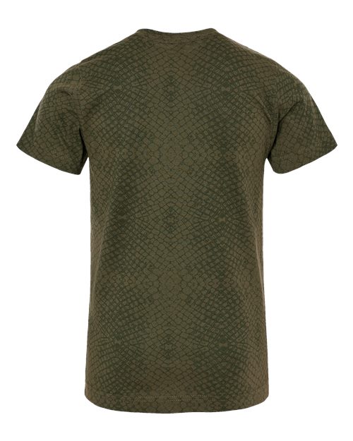 LAT Youth Fine Jersey Tee 6101 Green Reptile