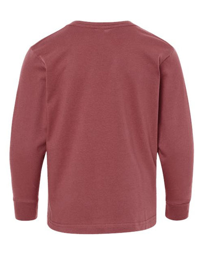 LAT Youth Fine Jersey Long Sleeve Tee 6201 Rouge