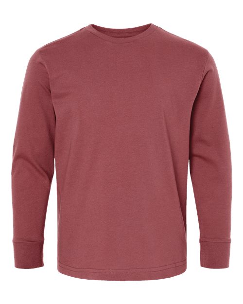 LAT Youth Fine Jersey Long Sleeve Tee 6201 Rouge