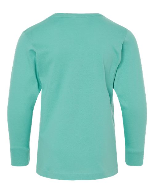 LAT Youth Fine Jersey Long Sleeve Tee 6201 Saltwater