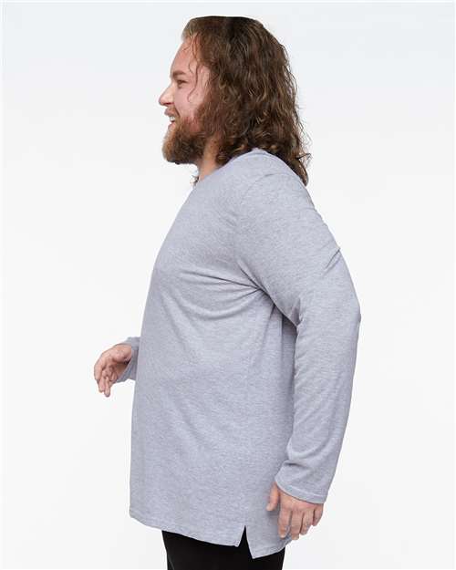 LAT Fine Jersey Long Sleeve Tee 6918 Heather