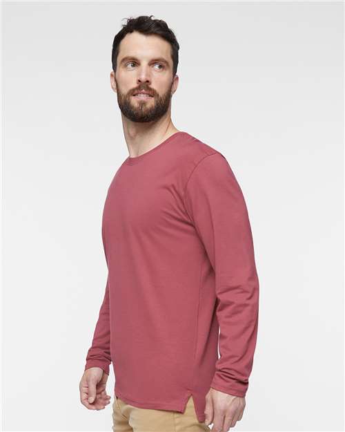 LAT Fine Jersey Long Sleeve Tee 6918 Rouge