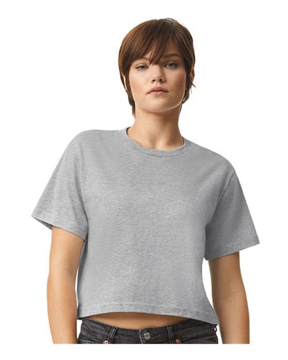 Custom Embroidered  American Apparel Women's Fine Jersey Boxy Tee 102  