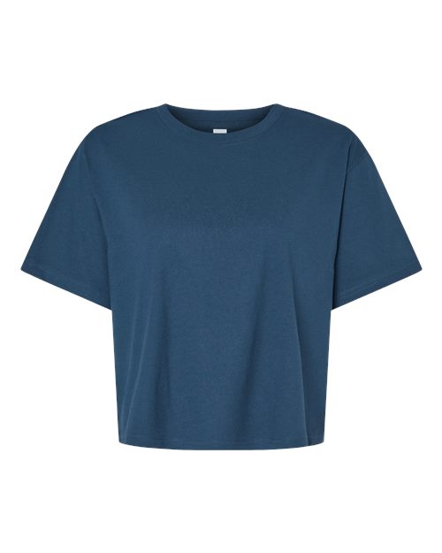 American Apparel Women's Fine Jersey Boxy Tee 102