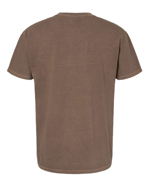 Comfort Colors Garment-Dyed Heavyweight T-Shirt 1717 Espresso Custom Embroidered Business Logo