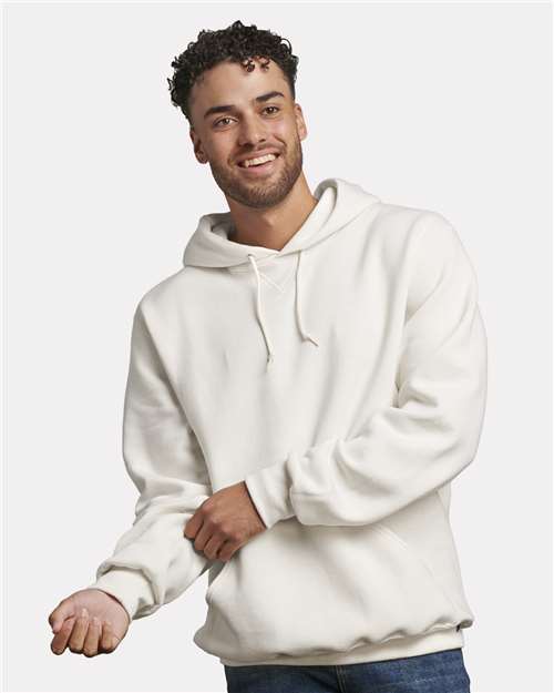 Custom Embroidered  Russell Athletic Dri Power® Hooded Sweatshirt 695HBM Vintage White