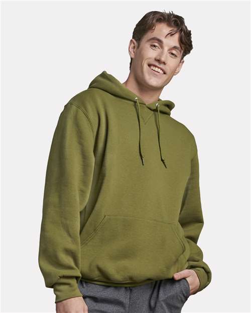 Custom Embroidered  Russell Athletic Dri Power® Hooded Sweatshirt 695HBM Green Moss