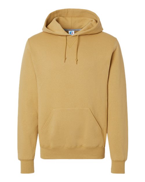 Russell Athletic Dri Power® Hooded Sweatshirt 695HBM Almond Custom Embroidered Business Logo