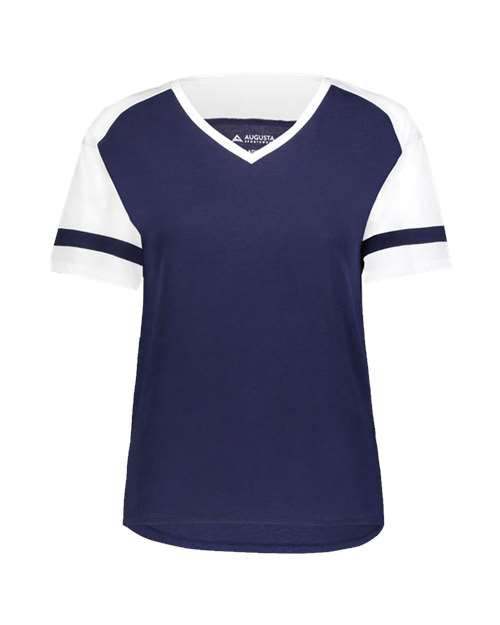 Augusta Sportswear Women's Triblend Fanatic 2.0 V-Neck T-Shirt 2914