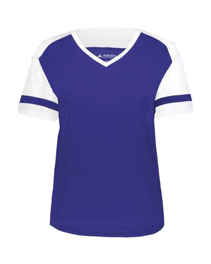 Augusta Sportswear Women's Triblend Fanatic 2.0 V-Neck T-Shirt 2914