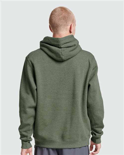 JERZEES Eco™ Premium Blend Ring-Spun Hooded Sweatshirt 700MR Custom Embroidered Business Logo