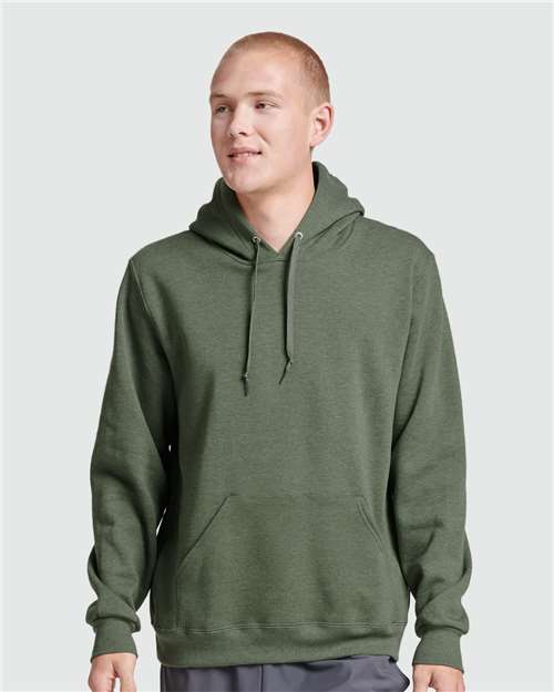 JERZEES Eco™ Premium Blend Ring-Spun Hooded Sweatshirt 700MR Custom Embroidered Business Logo