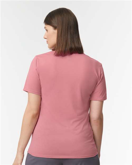 Gildan Performance® T-Shirt 42000 Plumrose Custom Embroidered Business Logo