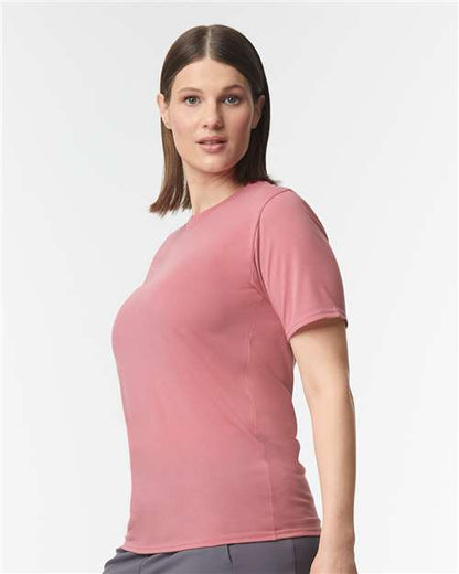 Gildan Performance® T-Shirt 42000 Plumrose Custom Embroidered Business Logo