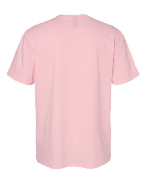 Gildan Softstyle® T-Shirt 64000 Light Pink Custom Embroidered Business Logo